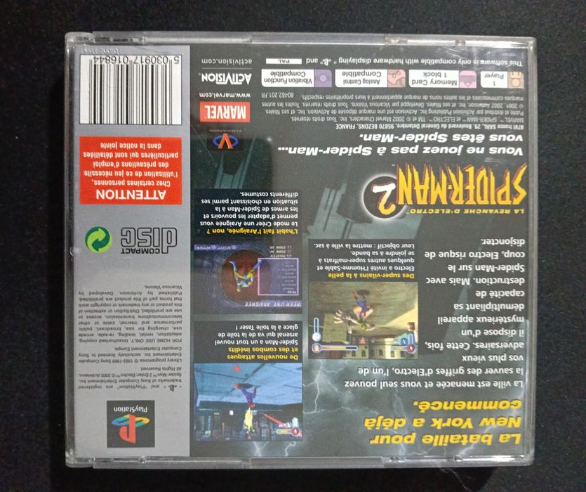 Jogo Ps1 Spider-man 2