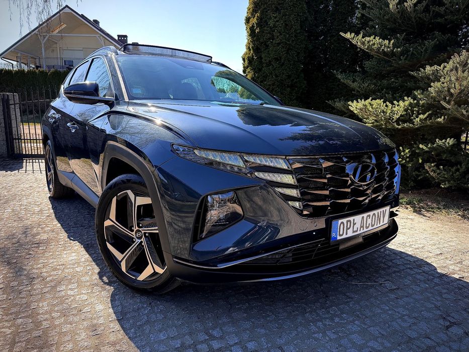 Hyundai Tucson 1.6 DIESEL + Hybrid Platinium! Totalna full opcja! Okazja! Piękny!