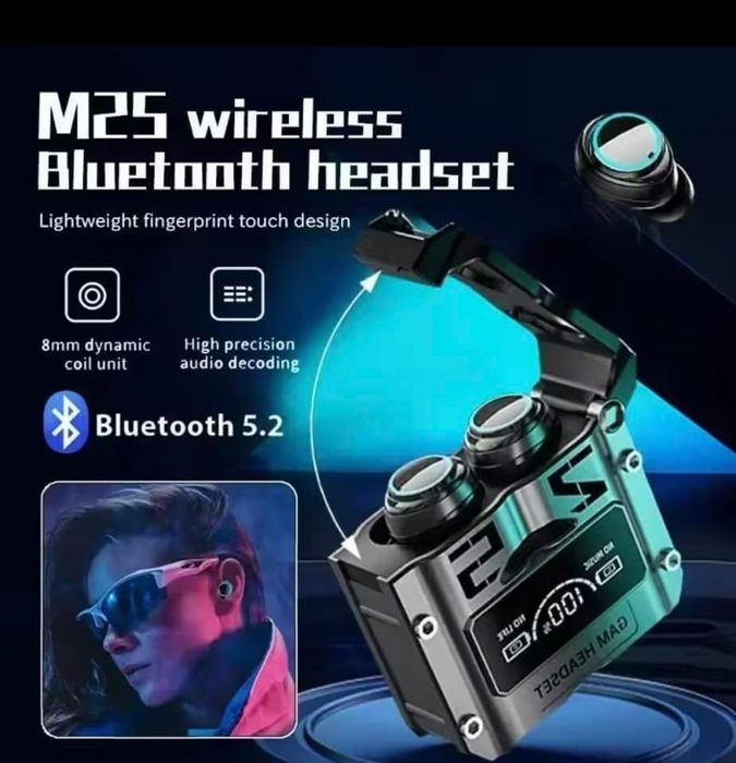 Auricular Bluetooth com função power bank