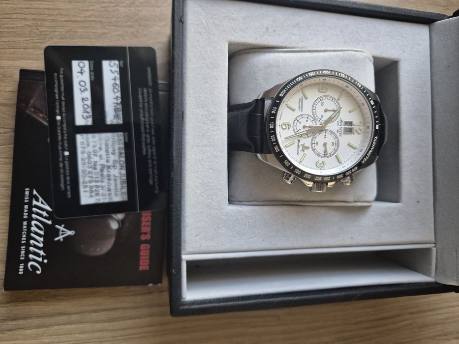 Zegarek Atlantic Worldmaster chronograf