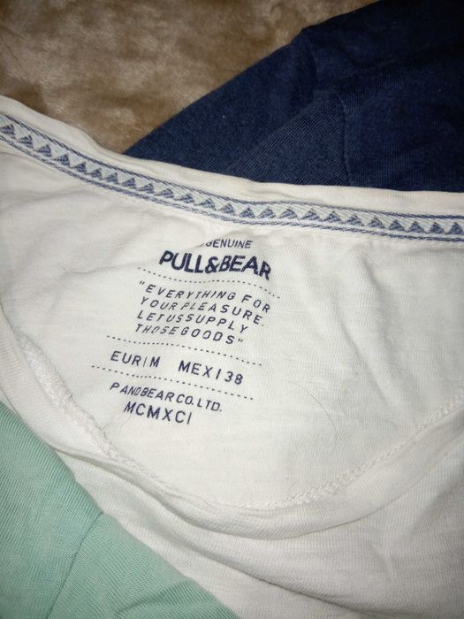 T-shirts Pull Bear, Tiffosi, Bershka