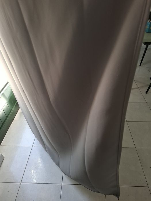 Cortinados black out castanho + varões