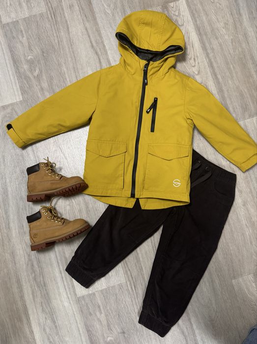 Куртка  3в1 Cool Club104,штани вельветові на флісі Smyk104,Timberland