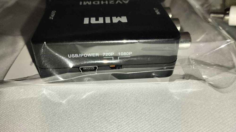 Kit para Dreamcast: Cabo AV + Conversor HDMI 1080p - Novo e Lacrado