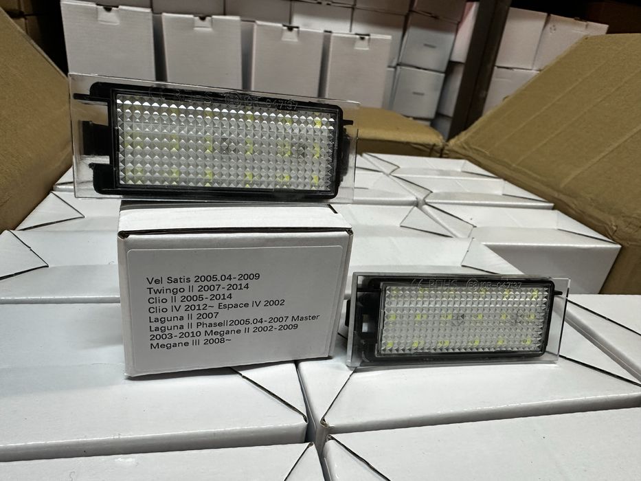 Подсветка номера LED для Renault / Dacia