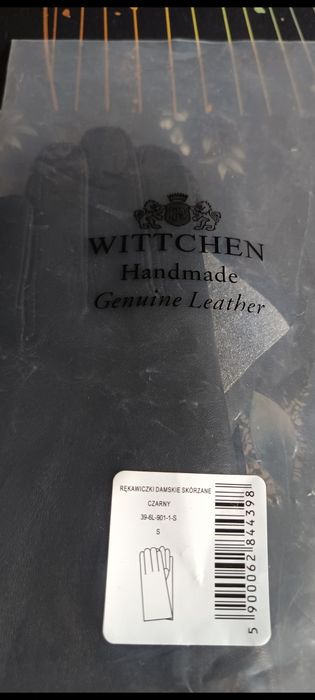 Wittchen, damskie rękawiczki skórzane, śliczne, ocieplane