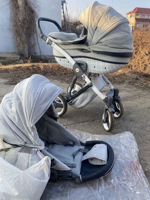 Візок дитячий 2 в 1, прогулянкова коляска, люлька схожа на cybex anex