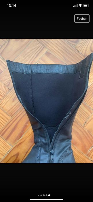 Botas pretas Foreva tamanho 36