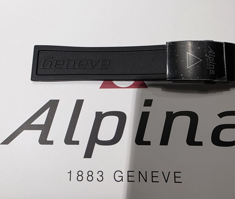 Alpina Geneve NOWY pasek  kauczukowy 22 mm MEGA OKAZJA !!!