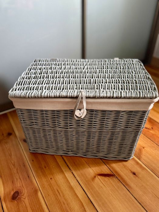 Kosz wiklinowy do przechowywania