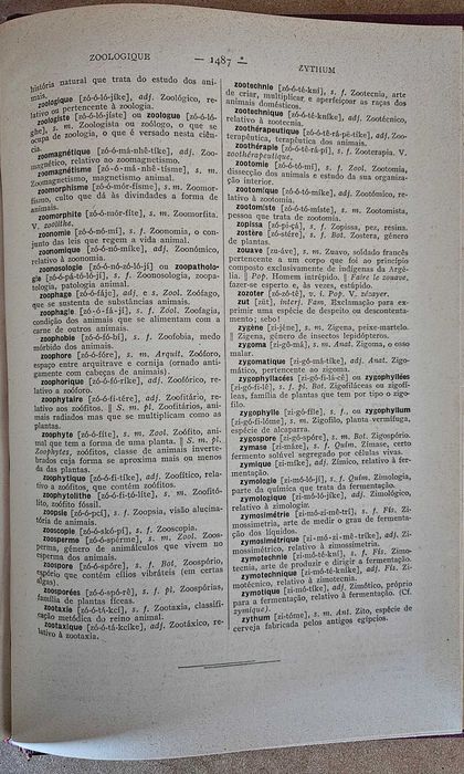 Grande Dicionário Francês-Português Domingos de Azevedo (antigo)