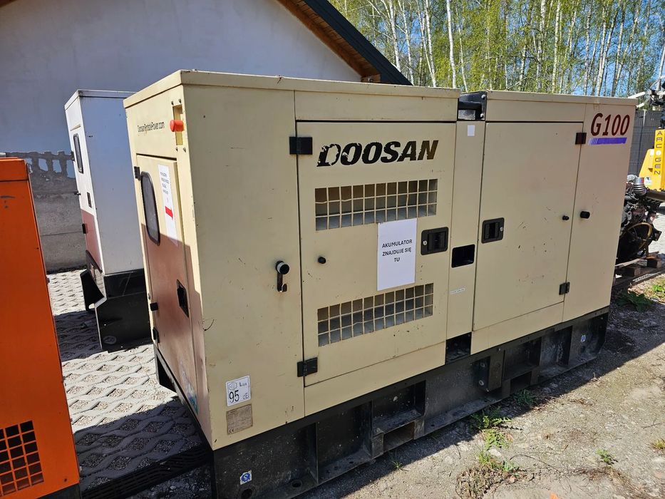 Doosan G100, 100 kVA  Agregat DOOSAN G100, 100 kVA