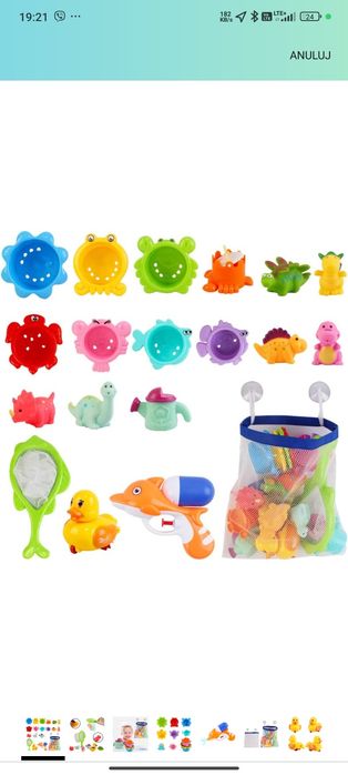 Nowy zestaw do kąpieli dla dzieci