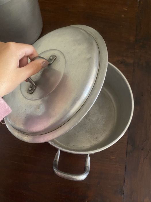 Tachos e Forma com tampa de aluminio