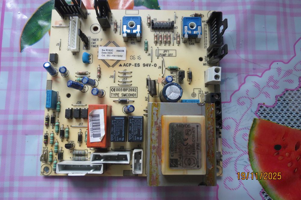 Плата управління газового котла Hermann Habitat Micra 2 23Е Bongioan