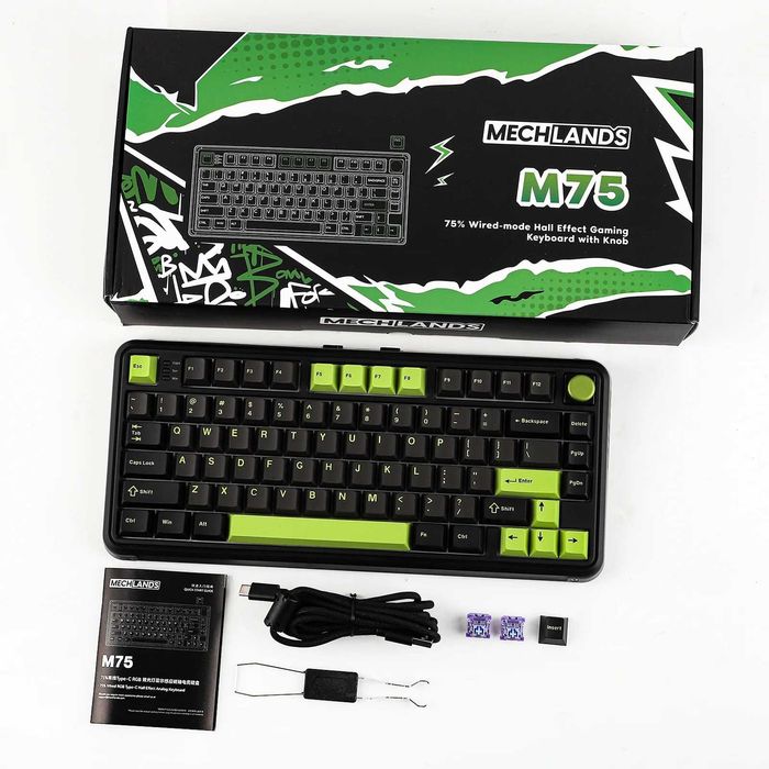 Гарантия! MechLands M75 8K Магнитная клавиатура