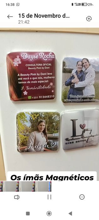 Imãs Magnéticos com Fotos