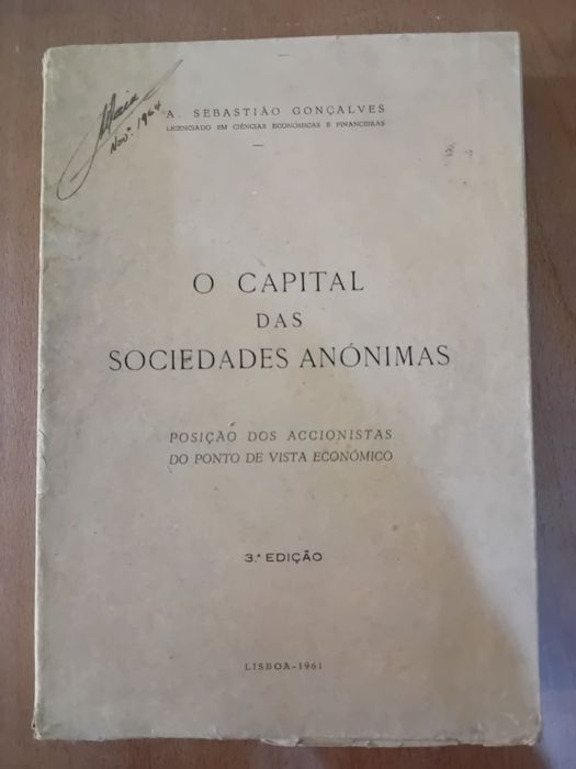 O Capital das Sociedades Anonimas