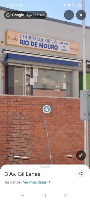 Trespasse churrasqueira Maria Albertina Mercado Rio d Mouro renda 250€