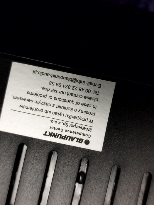 Mini wieża Blaupunkt FM CD USB