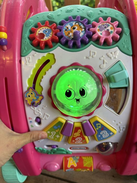 Little Tikes 3w1 chodzik pchacz stol aktywnosci