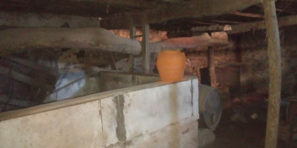 Adega Lagar de vara em pedra bicentenário