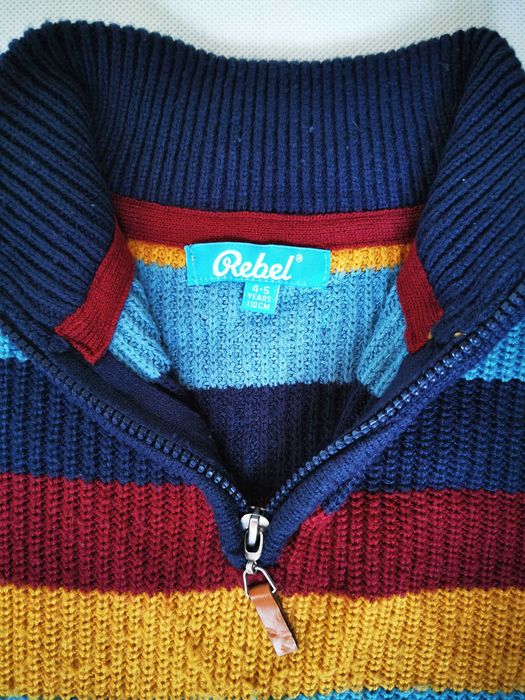 Sweter chłopięcy 4-5 lat 110 cm, Rebel