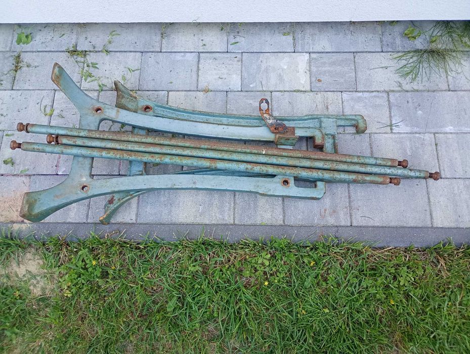Stara żeliwna podstawa stołu – loft, industrial, vintage. Solidna baza!