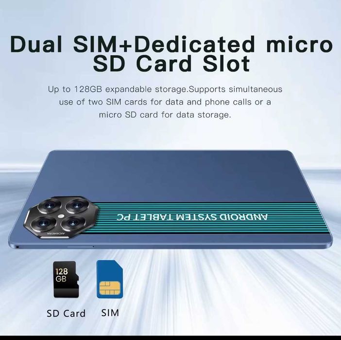 Планшет з SIM карта. Новий. BDF 10.1" 4/64.