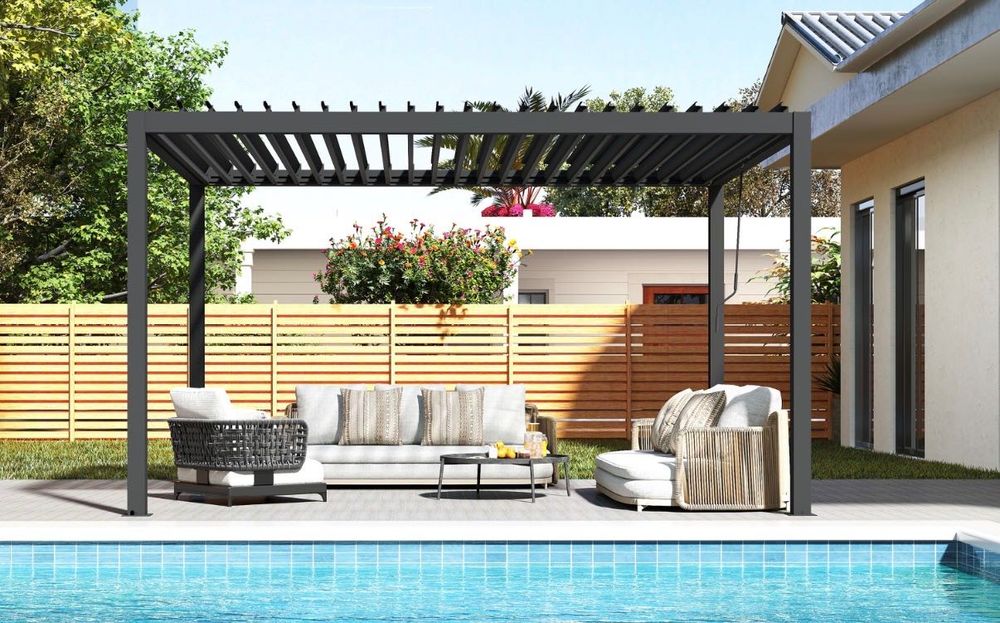 Pergola ogrodowa tarasowa PRIMARY 3x4 Anthracite