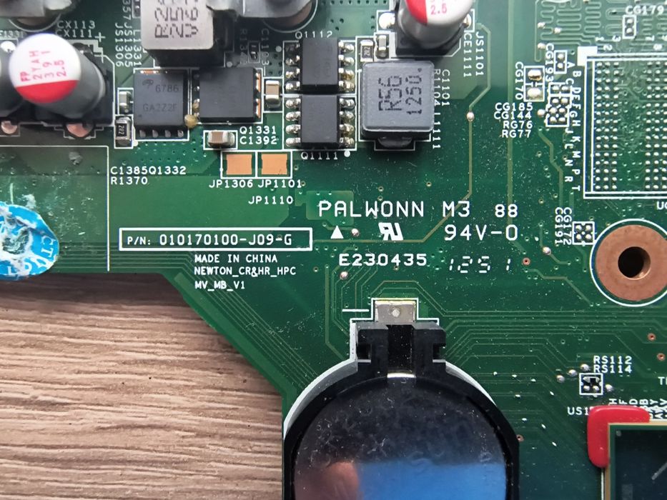 Płyta główna HP 650 PALWONN M3 010170100-J09-G + Intel Celeron 1000M OK