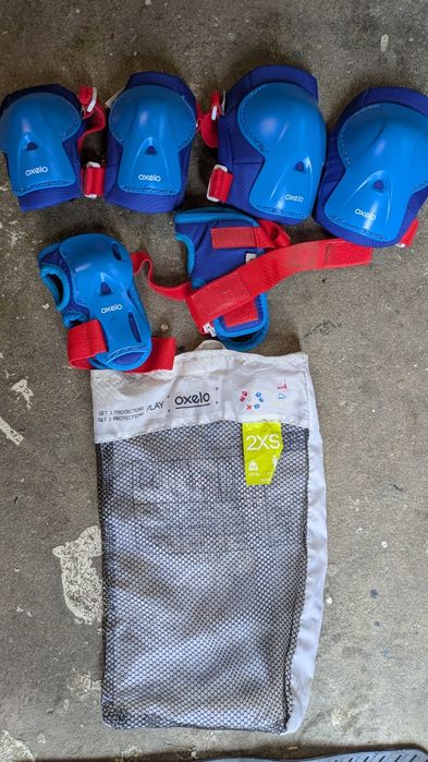 Patins em linha criança e proteção