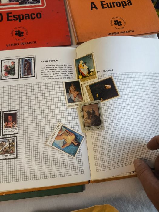 Selos de coleção nacional e estrangeiros