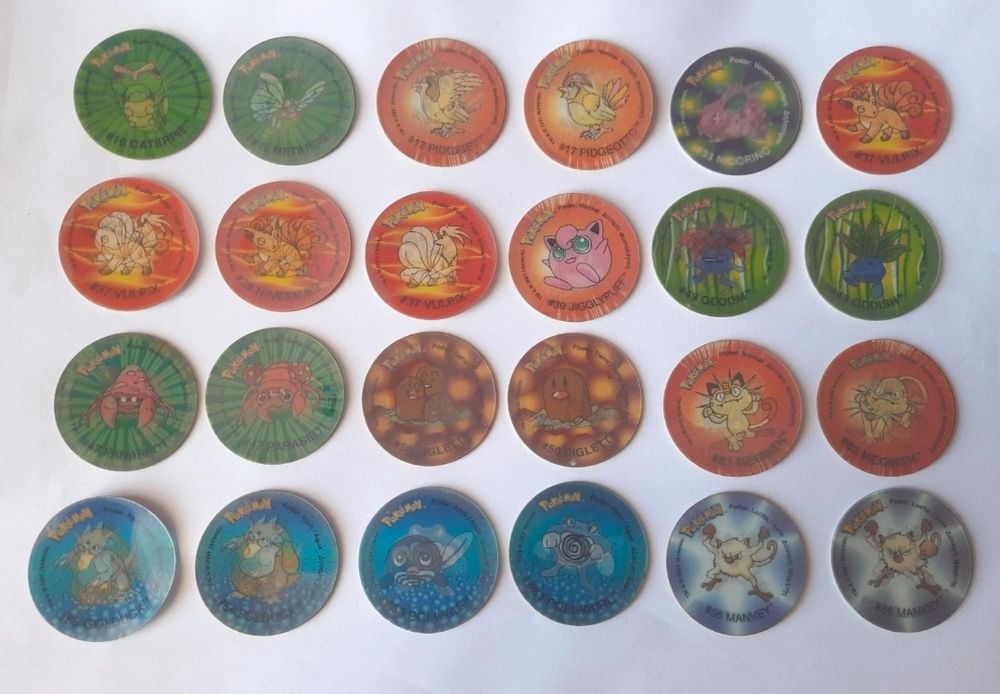 Tazos pokemon Holo 2