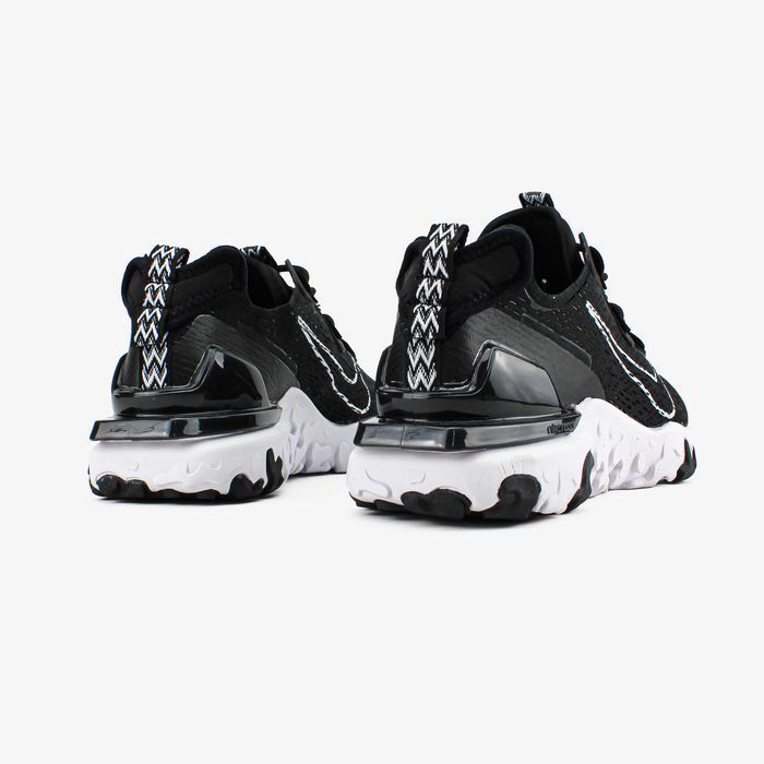 Кросівки Nike React Vision Black/White Premium | Кроссовки Найк чоловічі