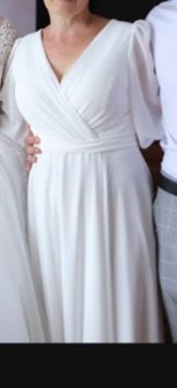 Сукня біла довга