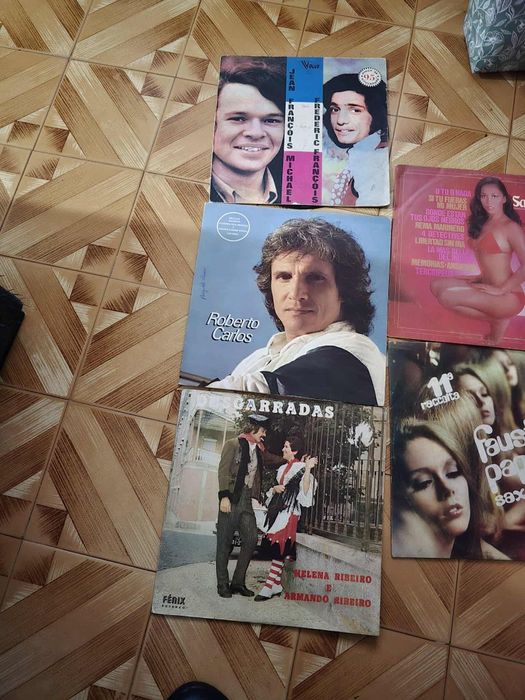Discos de vinil antigos
