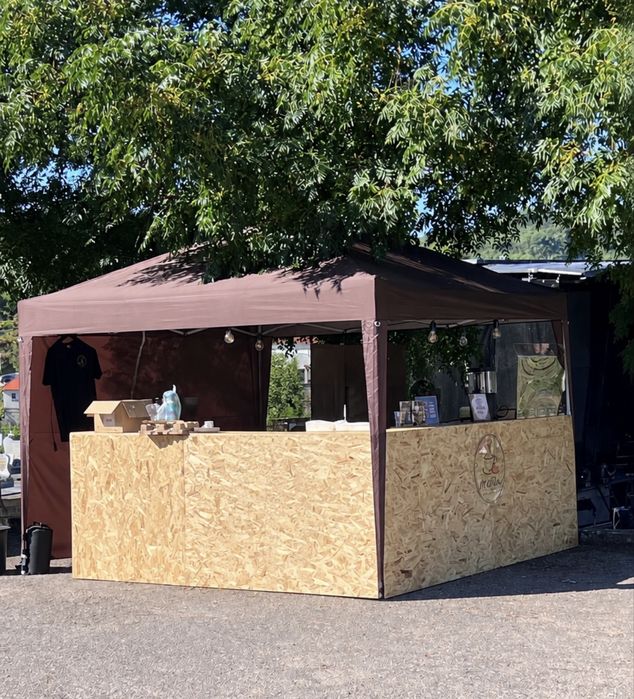 Tenda quiosque dobrável para eventos
