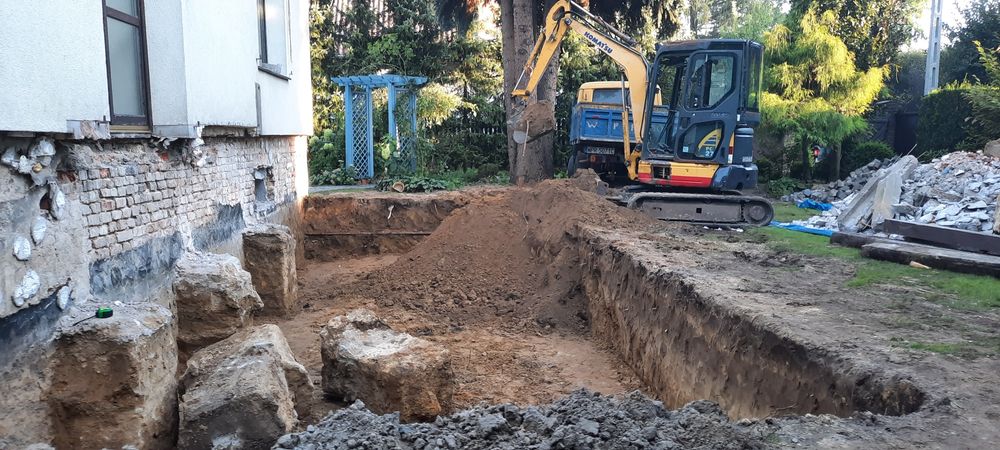 Usługi mini koparką 3,5t