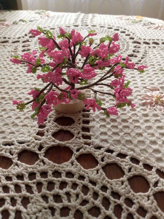 ... дерево з бісеру 10см