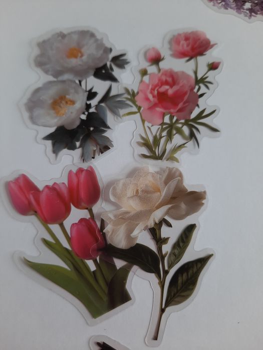 25 stickers flores variadas. Scrapbooking 
Ideal para Scrapbooking, ar