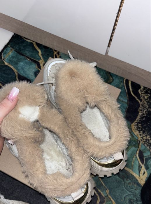 Buty z futerkiem