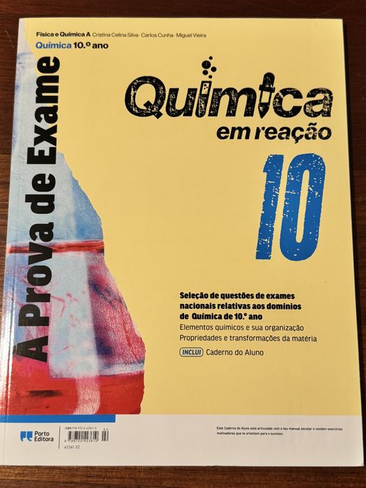 caderno de atividades química 10 ano “Química em Reação”