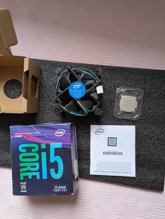 Процесор CPU Intel 1151 I5 8400 під DDR4 повний комплект BOX