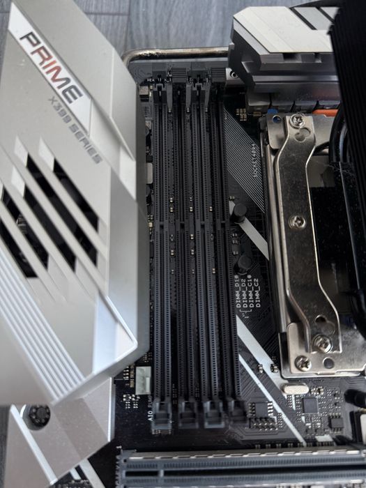 ASUS Prime X399-A + Ryzen Threadripper 1920X + кулер