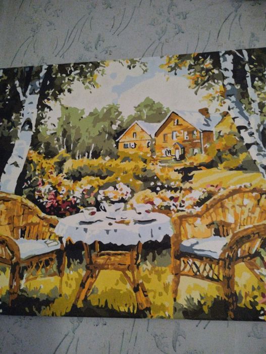 Картина готова, мальована по номерам