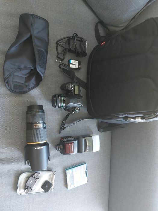 Zestaw fotograficzny Pentax K-3 II, Pentax DA* 50-135, AF-540GFZ