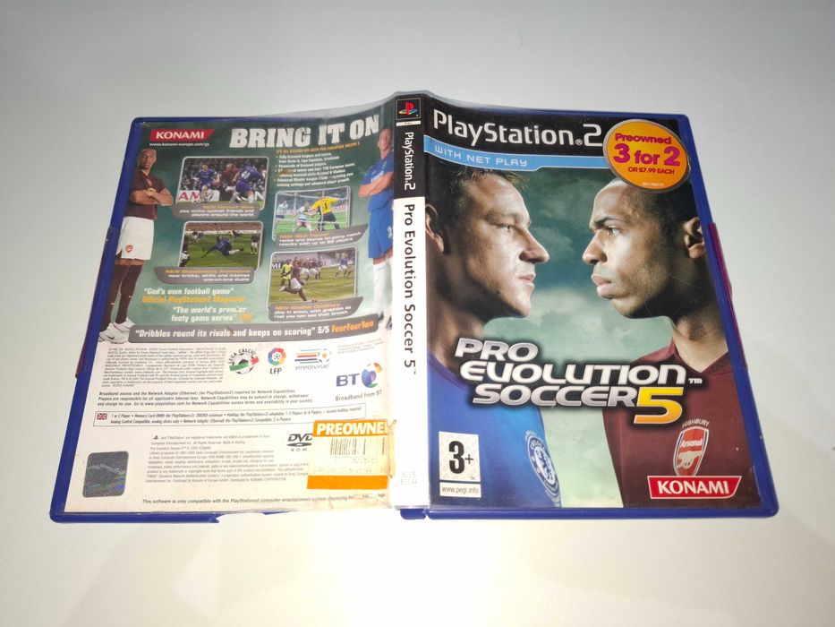 PES 5 Pro Evolution Soccer 5 [Tylko Opakowanie, Brak Gry!] Sony PS2