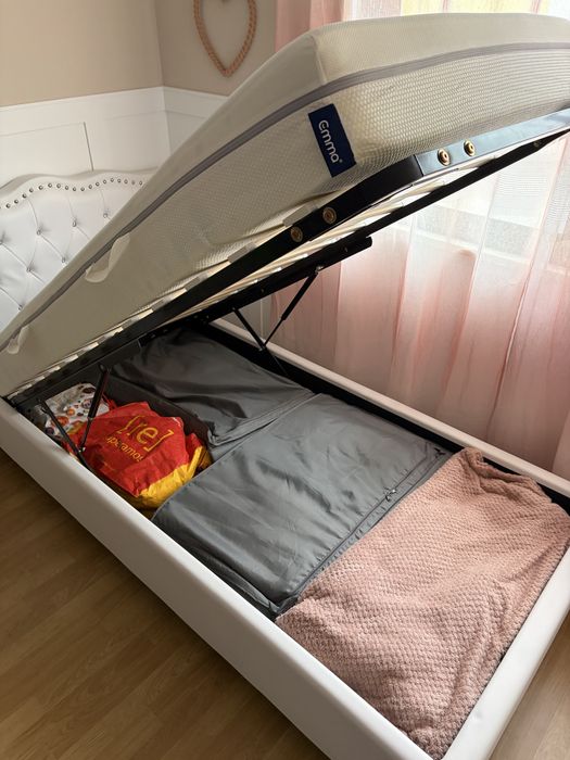 Cama solteiro 90x200 + Colchão EMA