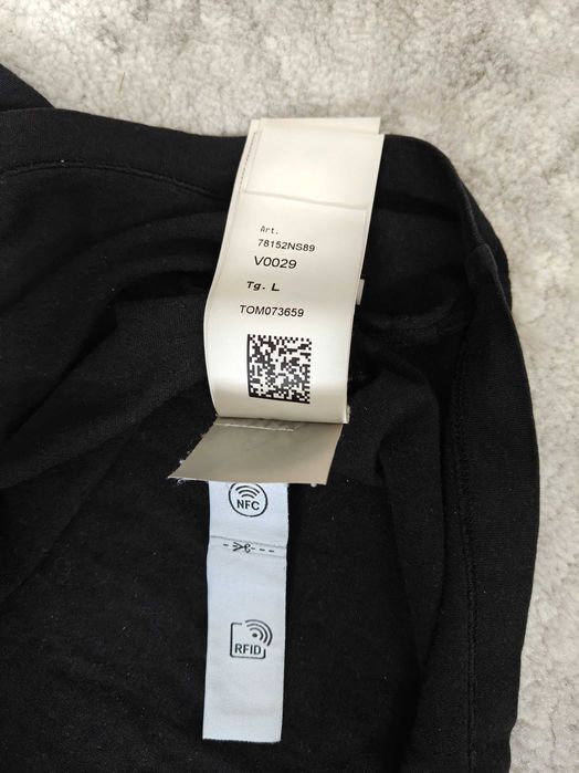Stone Island Koszulka T-shirt Glitch Compass Logo Czarna L